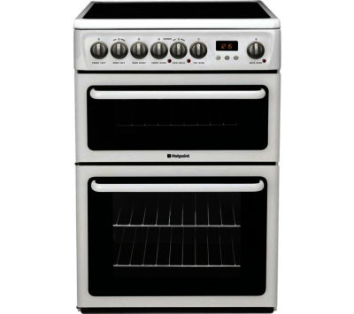 HOTPOINT  HAE60PS Electric Ceramic Cooker - White